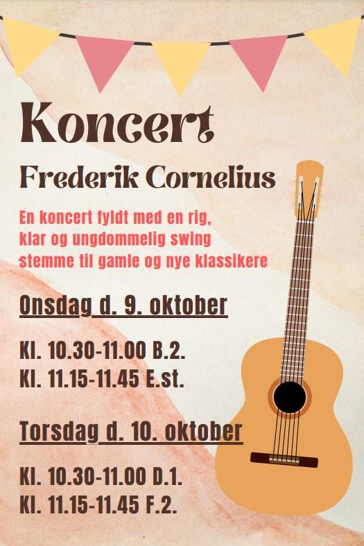 Koncert med Frederik Cornelius